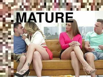 Kayla Paige & Skylar Snow Hot Foursome Sex