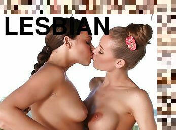 al-aire-libre, lesbiana, estrella-del-porno, rubia, bonita, ojete