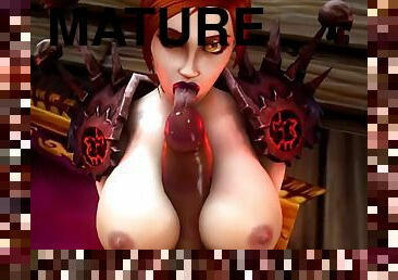 cul, gros-nichons, mature, énorme-bite, hardcore, ejaculation, hentai, bite