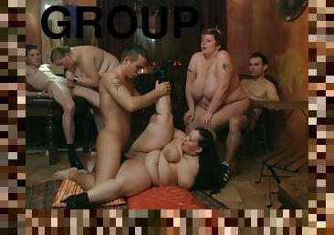 Grand Finale For The Chubby Girls Sex Party