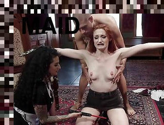 femme-de-ménage, anal, hardcore, arabe, bdsm, sexe-de-groupe, esclave, trio, rousse, pute