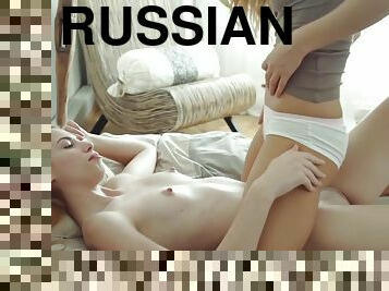 russe, babes, lesbienne, blonde, chambre-a-coucher, hongrois