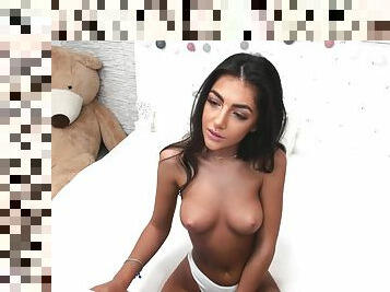 Hot latina babe with big boobs - webcam show
