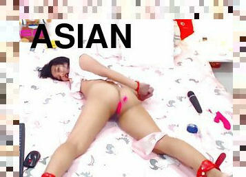 Asian Teenage Screwing Bed Hard On Cam60fps - Asian