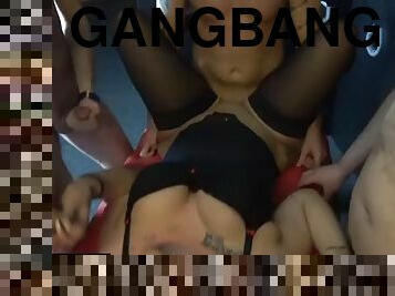 Gloryhole gangbang party part 1