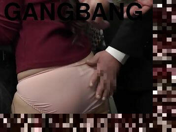 Chikan Gangbang - Sucking Cock