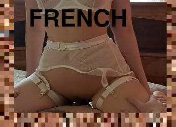 française, blonde, kinky, bout-a-bout, fétiche, cow-girl