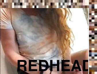 masturbation, rousse, belle