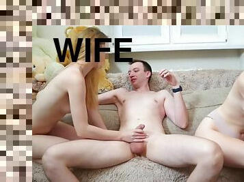 The wife helps to cheat on her husband