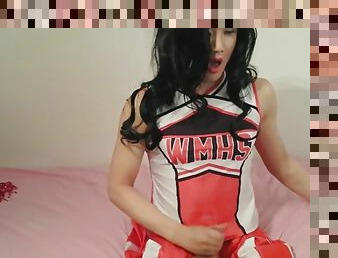 Asian Sissy Cheerleader