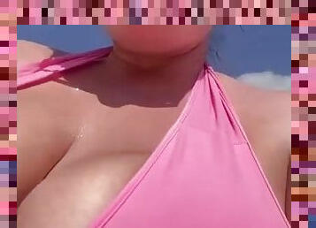 Social Media Babes with monster boobs - bikini