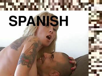 Leche 69 spanish filthy blonde gets a good pounding