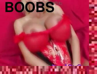 X cup boobs titfucked by a giant dick