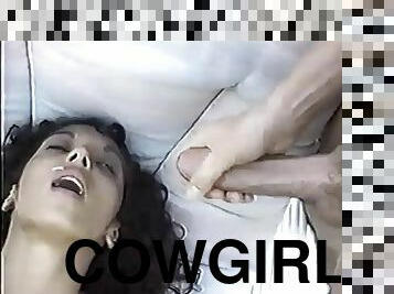 anal, latina, sur-le-visage, cow-girl, brunette