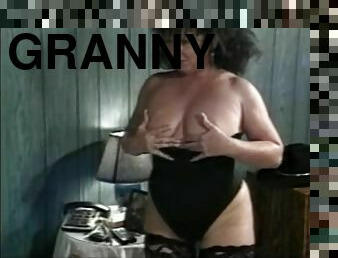 Hot Granny Ginni shows herself and gets pounded doggy style