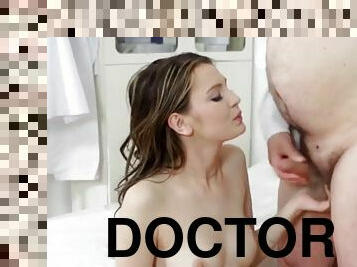 Taking it from her doctor