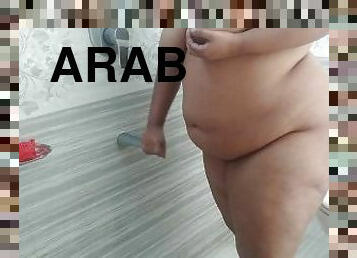 Arab sexy Stepmom has sex with bathroom tap - Big Tits & Huge Ass
