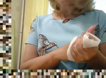 Fisting pussy of mature russian madame lisa