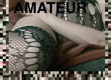 Amateurs wife screw in black bodystockings Real homemade sex