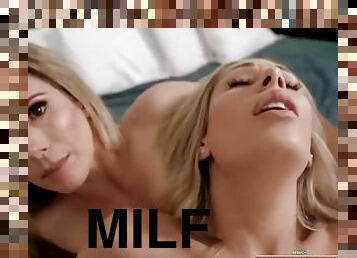 gros-nichons, amateur, fellation, ejaculation-sur-le-corps, milf, maison, maman, trio, point-de-vue, blonde