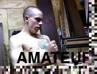 amateur, ejaculation-sur-le-corps, gay, ejaculation