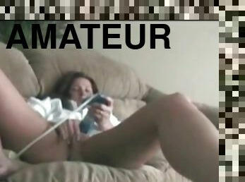 masturbation, fête, amateur, milf, jouet, horny, solo