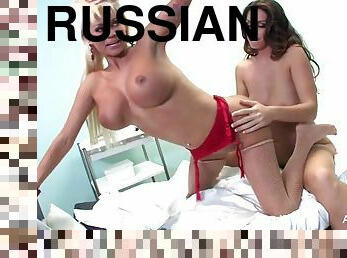 Alison gets bizarre russian nurse seduced by nikita