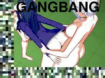 Food Wars Gangbang Megumi x Erina x Alice