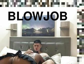 enjoy my beautiful ass while I give my lawyer a delicious blowjob