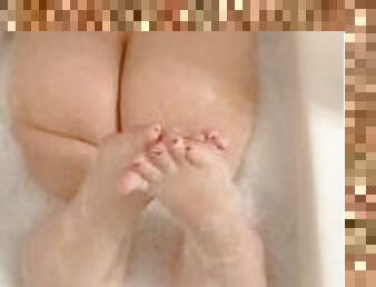 traseiros, banhos, amador, mulher-madura, mãe, bbw, botins, pés, ejaculação, rabo