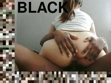 Black asian girl fucking