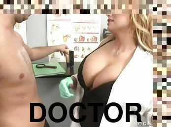 Doctor Shyla Stylez gives him her hot cunt