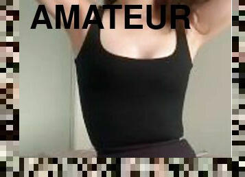 cul, amateur, babes, ados, décapage, bout-a-bout, petite, solo, brunette, taquinerie