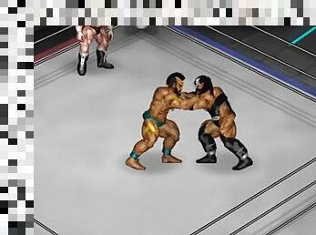 Fire pro wrestling world - gyaku male ryona - atreus vs ninja