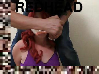 Teen redhead big tits tight tied and teased