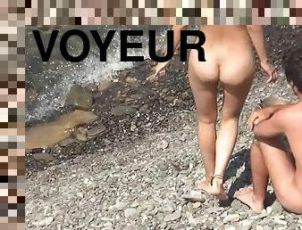 nudiste, en-plein-air, public, chatte-pussy, cam, plage, voyeur, jeune-18, horny, naturel