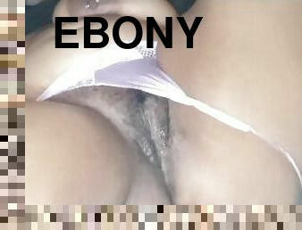 Ebony Relieving some stress with a nut