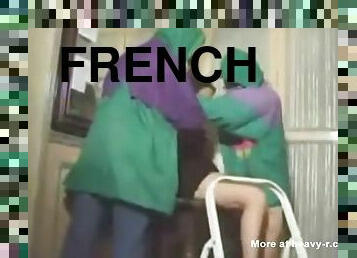 Poor French Stepmom And Daughter
