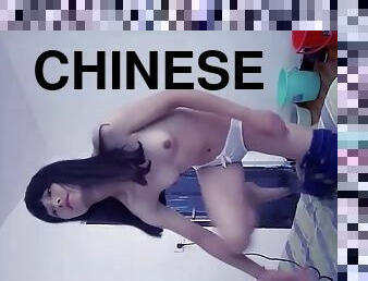 asiatique, masturbation, amateur, ados, solo, chinoise, taquinerie