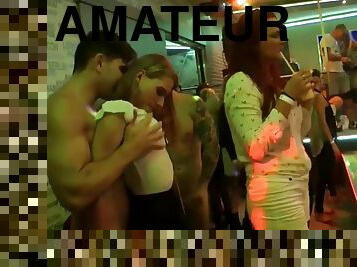 festa, amador, interracial, sexo-em-grupo, europeia, euro