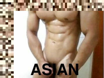 Asian hunk cumming