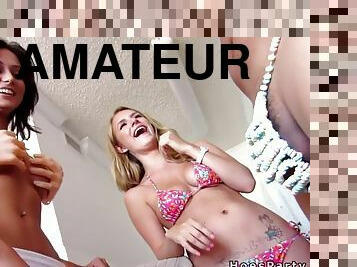 fête, amateur, babes, gangbang, hôtel