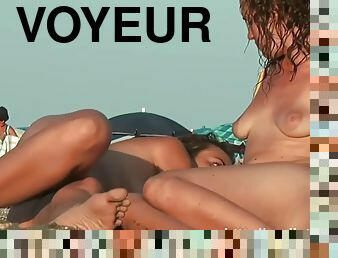 Voyeur nude beach hotties shoots with a hidden camera