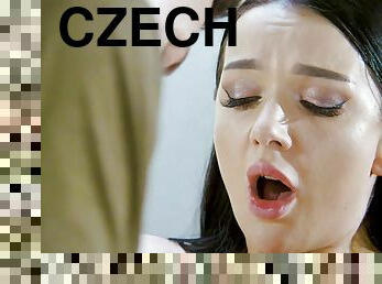 arsch, groß-titten, doggy, muschi, blasen, schwer, fest-tight, vagina, titten, czech