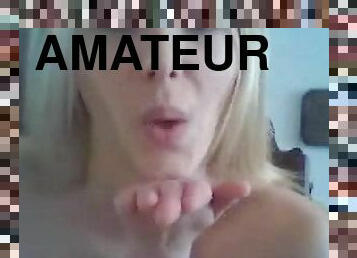 chatte-pussy, amateur, babes, ados, doigtage, blonde, webcam, belle, solo, rasé