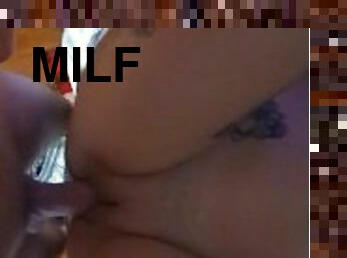 gros-nichons, orgasme, amateur, énorme-bite, milf, point-de-vue, blonde, tatouage, bite