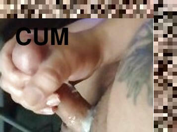Using Cum As Lube and Cumming Again (Creamy Cumshot)