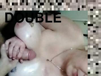 Lolos big Double D titties wrapped around my cock