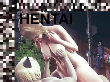 asiático, tiro-ao-alvo, pénis-grande, adolescente, japonesa, penetração-de-braço, anime, hentai, 3d, pénis