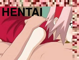 Sakura and Naruto fucking hard compilation